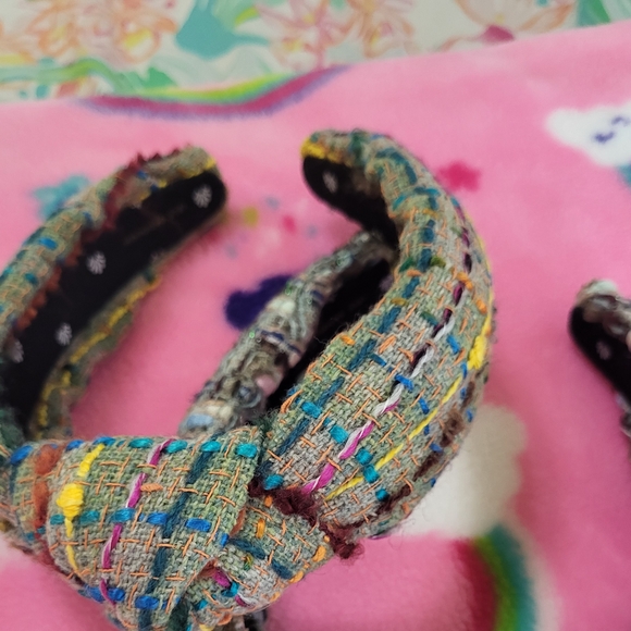 Lele Sadoughi Colorful Tweed Headband